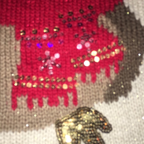 Justice Girl’s Owl Graphic Color Block Two Tone Cozy Knit Sweater - Picture 5 of 6